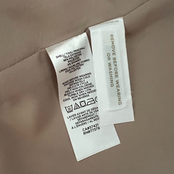 Ann Taylor Blazer/Jacket size 10 Beige faux suede - Picture 5 of 5